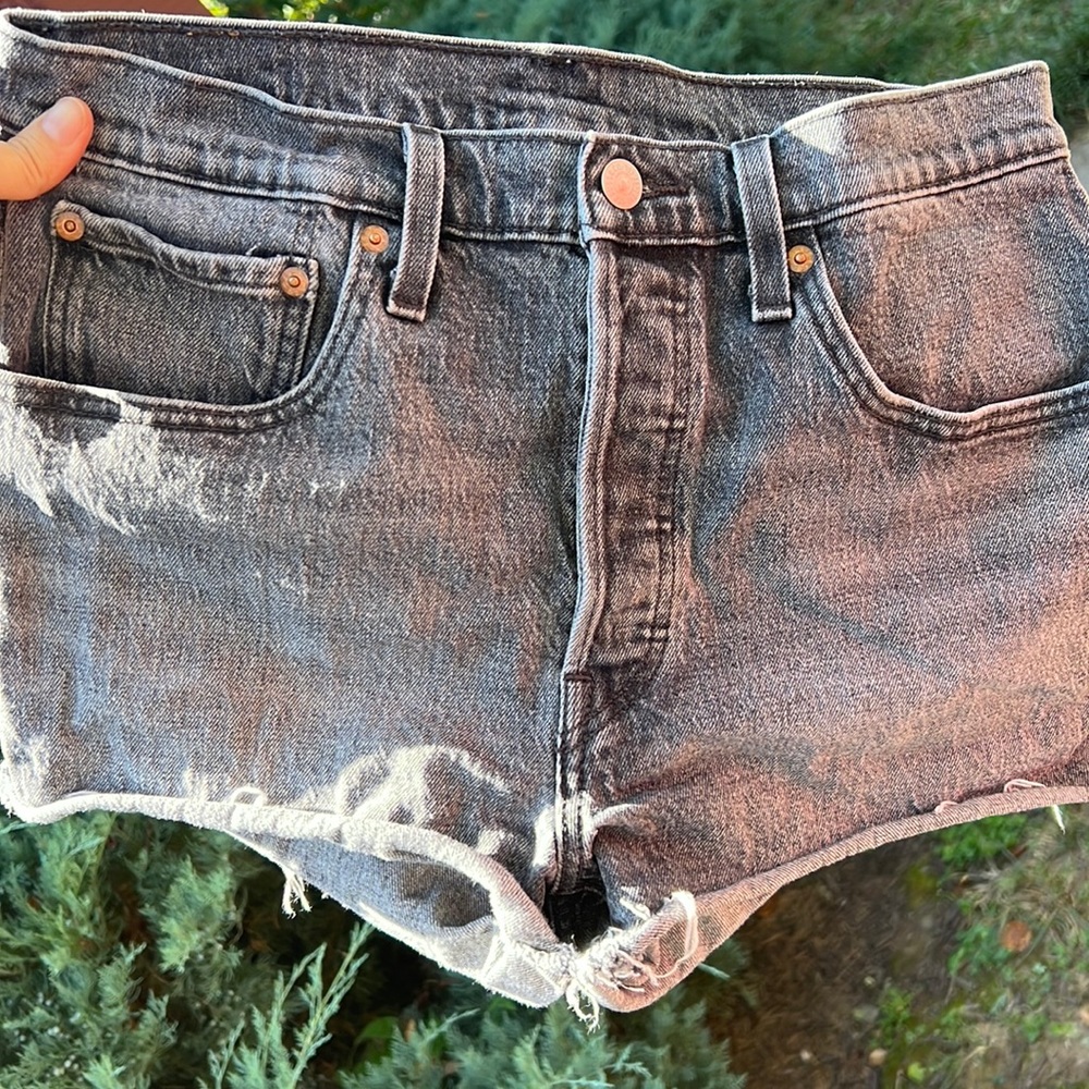 Levi’s black jean cutoffs